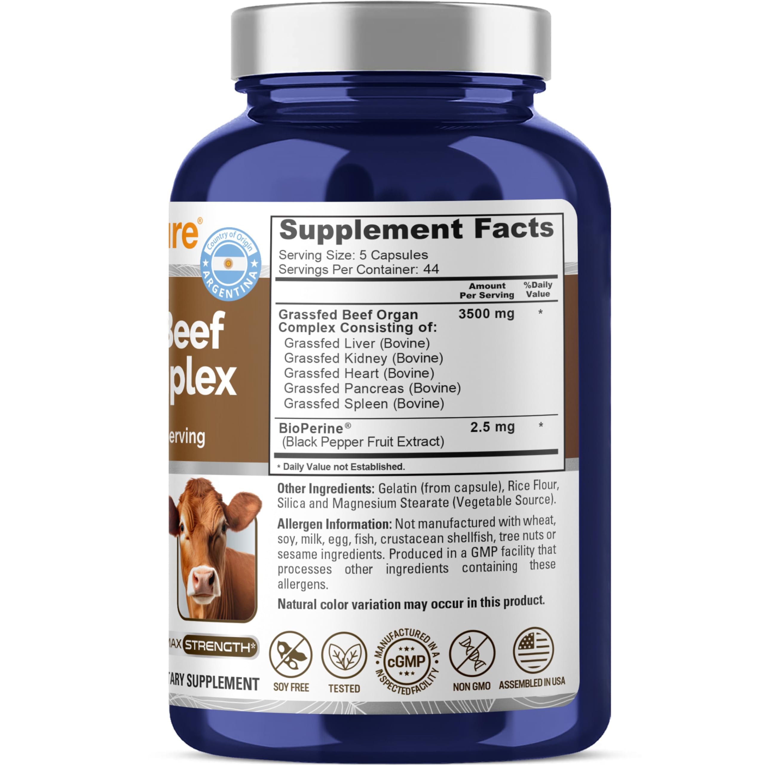 Capsules NusaPure en gros plan pour un dosage quotidien simple