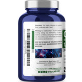 Étiquette NusaPure claire indiquant 1000 mg par capsule pour transparence.