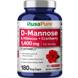 NusaPure D-Mannose Complex – bouteille, pratique pour routine quotidienne