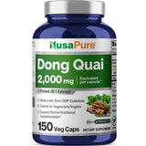 NusaPure Dong Quai : bouteille affichée, soutien végan potentiel pour le quotidien