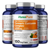 Extrait Turmeric 30:1 standardisé à 95% curcuminoïdes dans la formule.