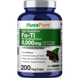 NusaPure Fo-Ti 30:1 extrait en bouteille facilitant la prise quotidienne