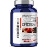 Étiquette NusaPure affichant la conformité cGMP et l’attention qualité