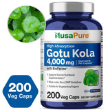NusaPure Gotu Kola – extrait concentré USA, fabrication conforme CGMP