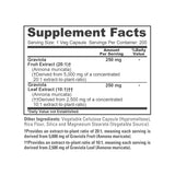 NusaPure Graviola: étiquette vegan et Non-GMO, confiance et clarté.