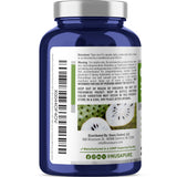 NusaPure Graviola, extrait 10:1, formulation équilibrée en capsules végétales.