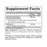 NusaPure Gymnema Sylvestre - Bioperine intégré pour absorption améliorée.