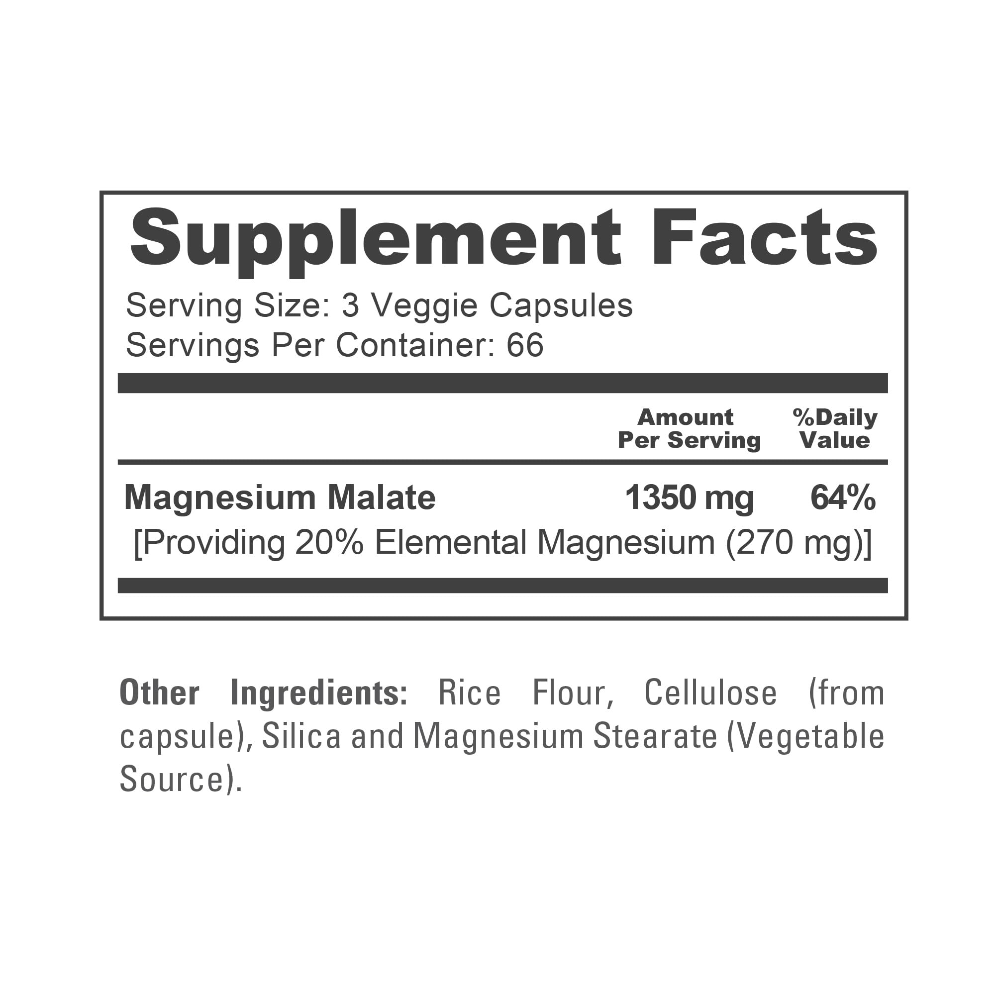 NusaPure Magnésium Malate – emballage de qualité, traçabilité assurée.