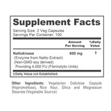 Ingrédients NusaPure Nattokinase, sourcing mondial pour qualité constante.