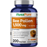 NusaPure pollen abeille 1500 mg gélules pour un apport pratique