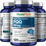 NusaPure PQQ 40 mg – dose de deux capsules par prise.