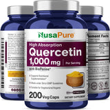 NusaPure Quercétine - dosage 1000 mg par portion.