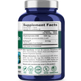 Tablettes DHM 1000 mg NusaPure en bouteille, dosage clair.
