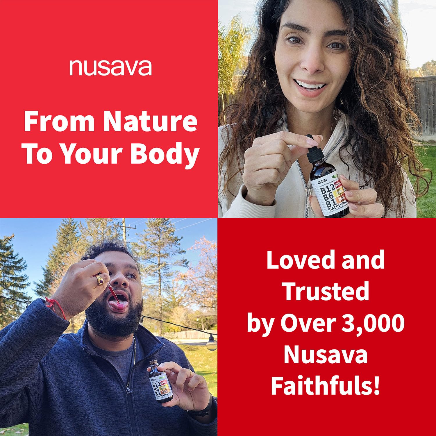 Illustration absorption rapide avec Nusava B12