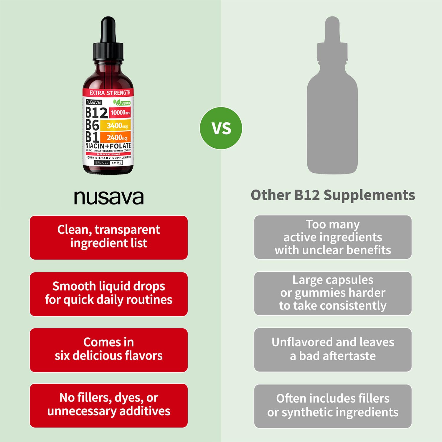 Bouteille Nusava B12 framboise et design lumineux