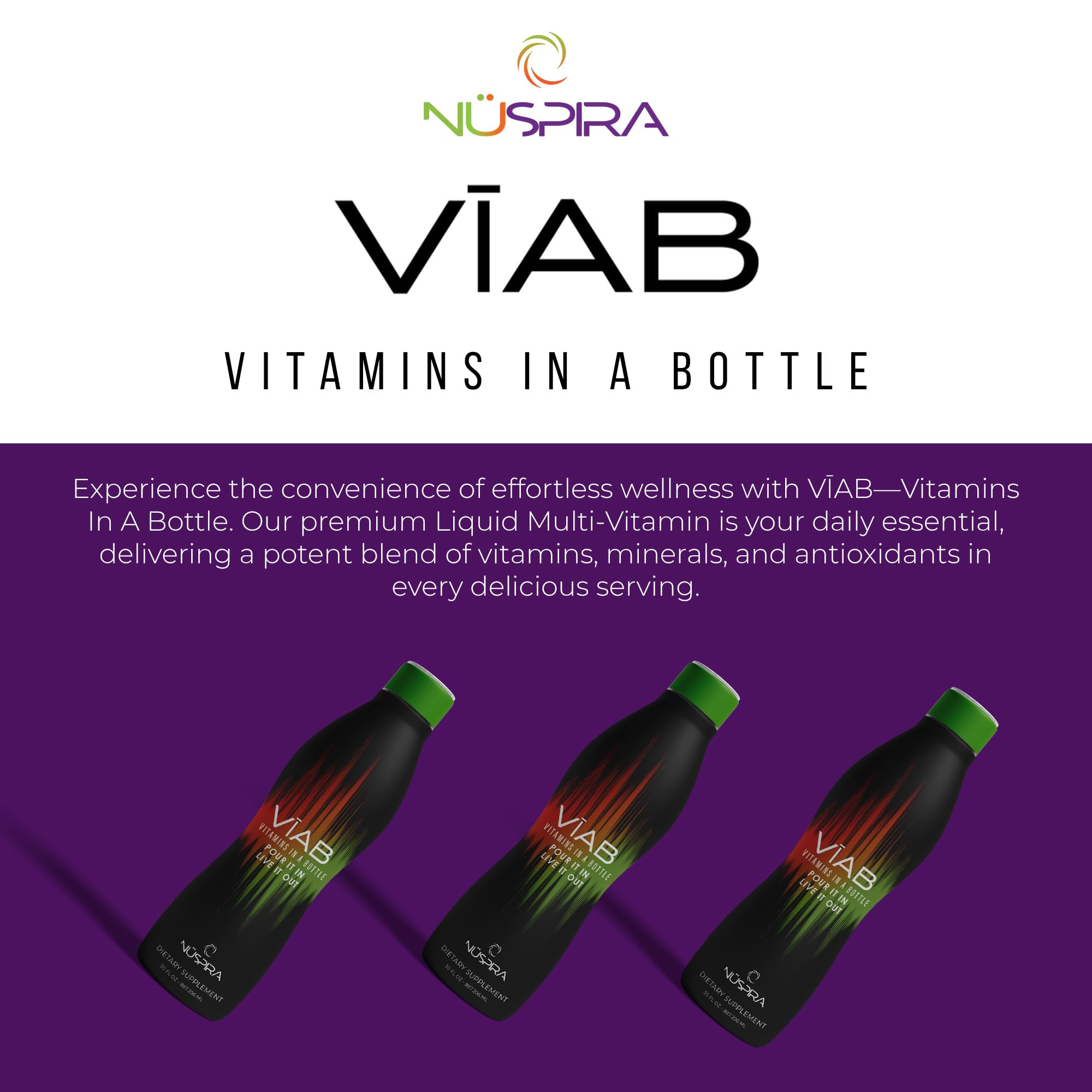 NuSpira VĪAB, absorption-efficace, assure une meilleure assimilation des nutriments.
