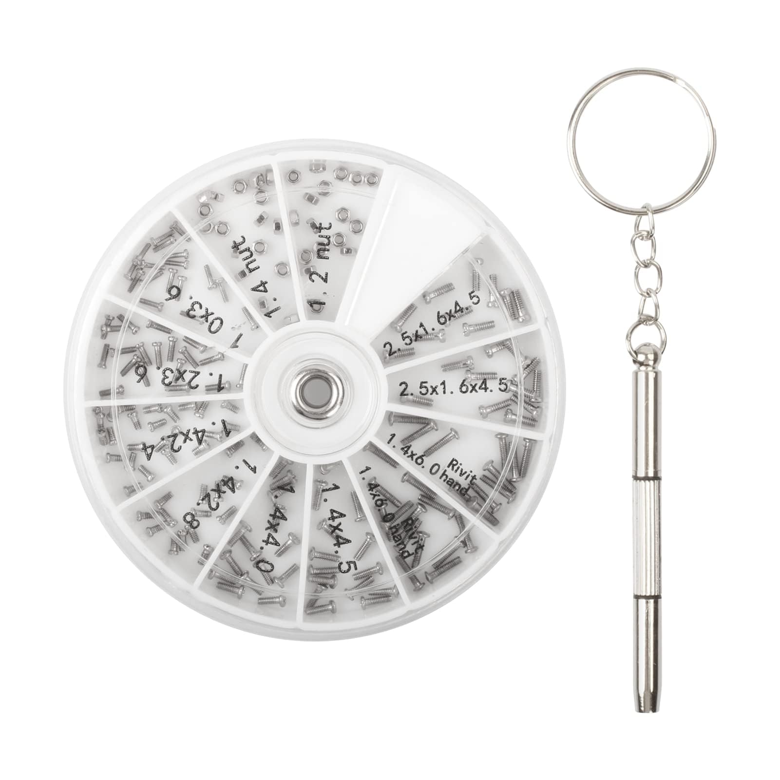 Nutjam kit réparation lunettes : outils précis pour vis fines et montures