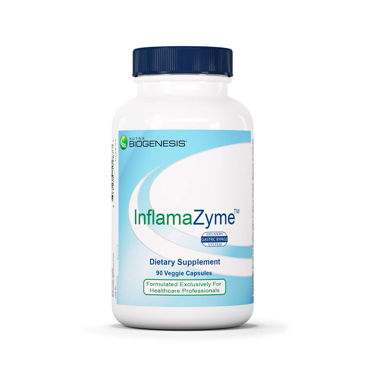 Nutra BioGenesis InfamaZyme – bouteille de capsules, soutien digestif et bien-être