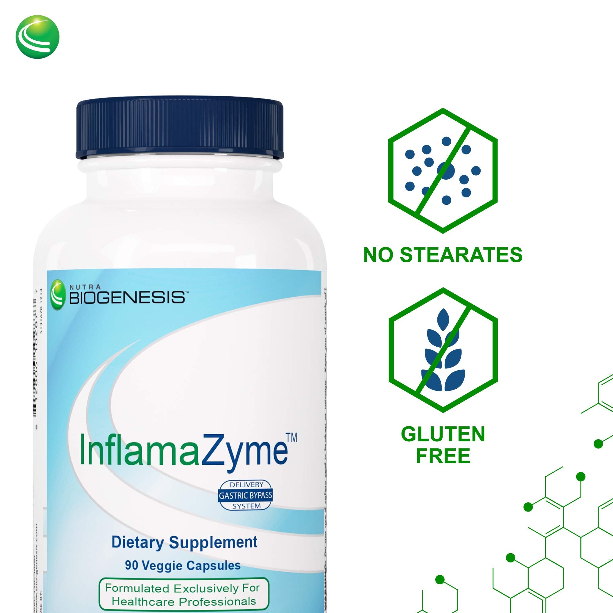 Nutra BioGenesis InfamaZyme – bromélaïne pour le confort digestif et la mobilité
