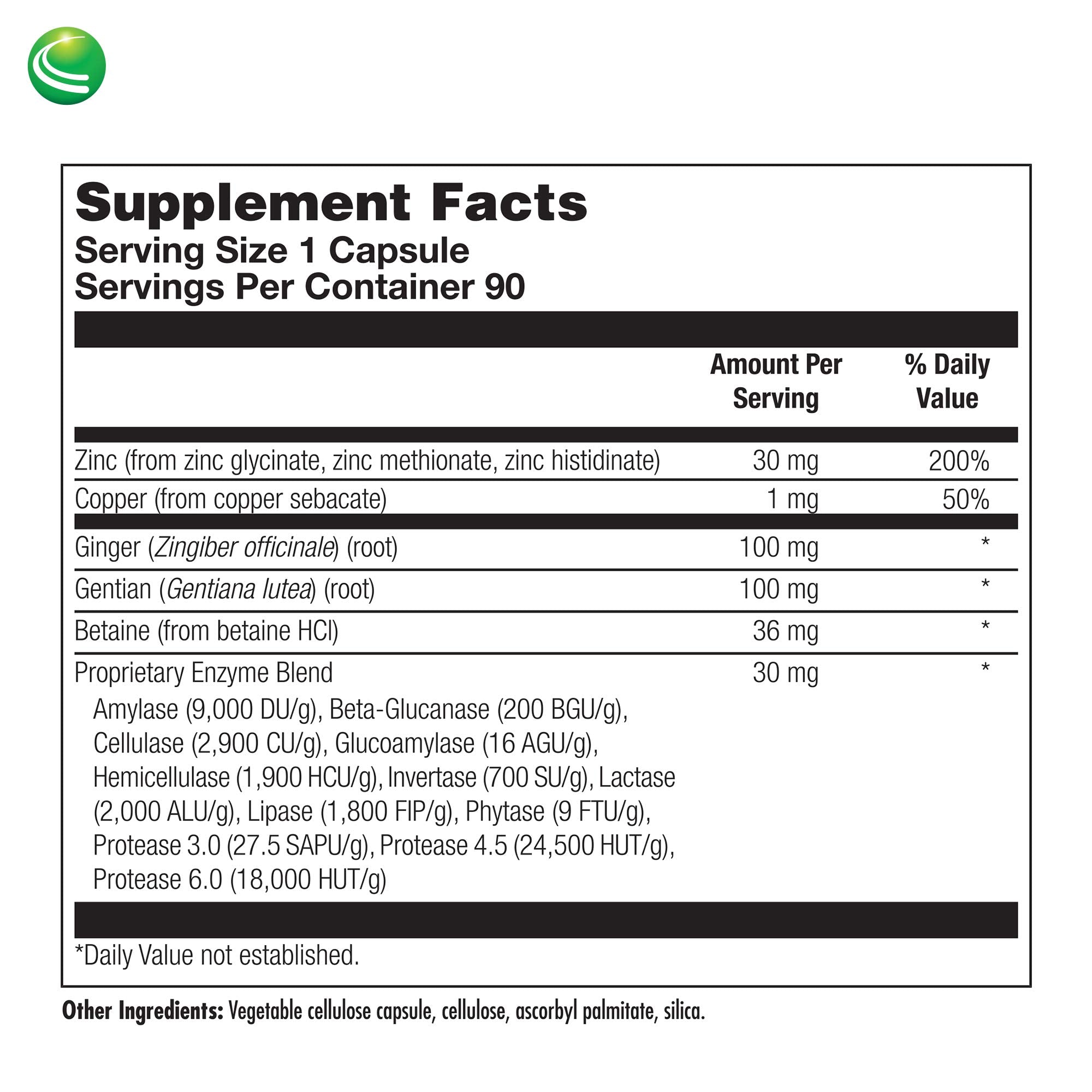 Gros plan sur la capsule Nutra BioGenesis Tri Zinc formulation chélatée.
