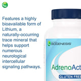Nutra BioGenesis AdrenoActive, sceau qualité et traçabilité assurés.