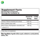 Nutra BioGenesis Andro Plus — gros plan sur les gélules, texture neutre et naturelle.