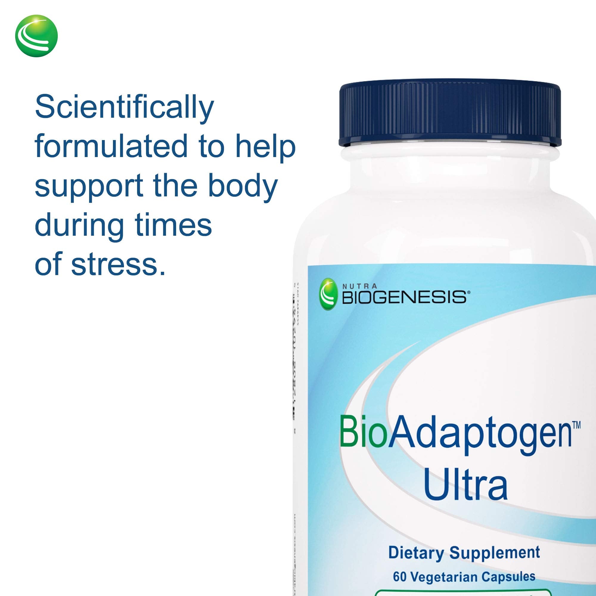 Nutra BioGenesis Bioadaptogen Ultra - manuel d'utilisation clair pour intégrer les plantes adaptogènes.
