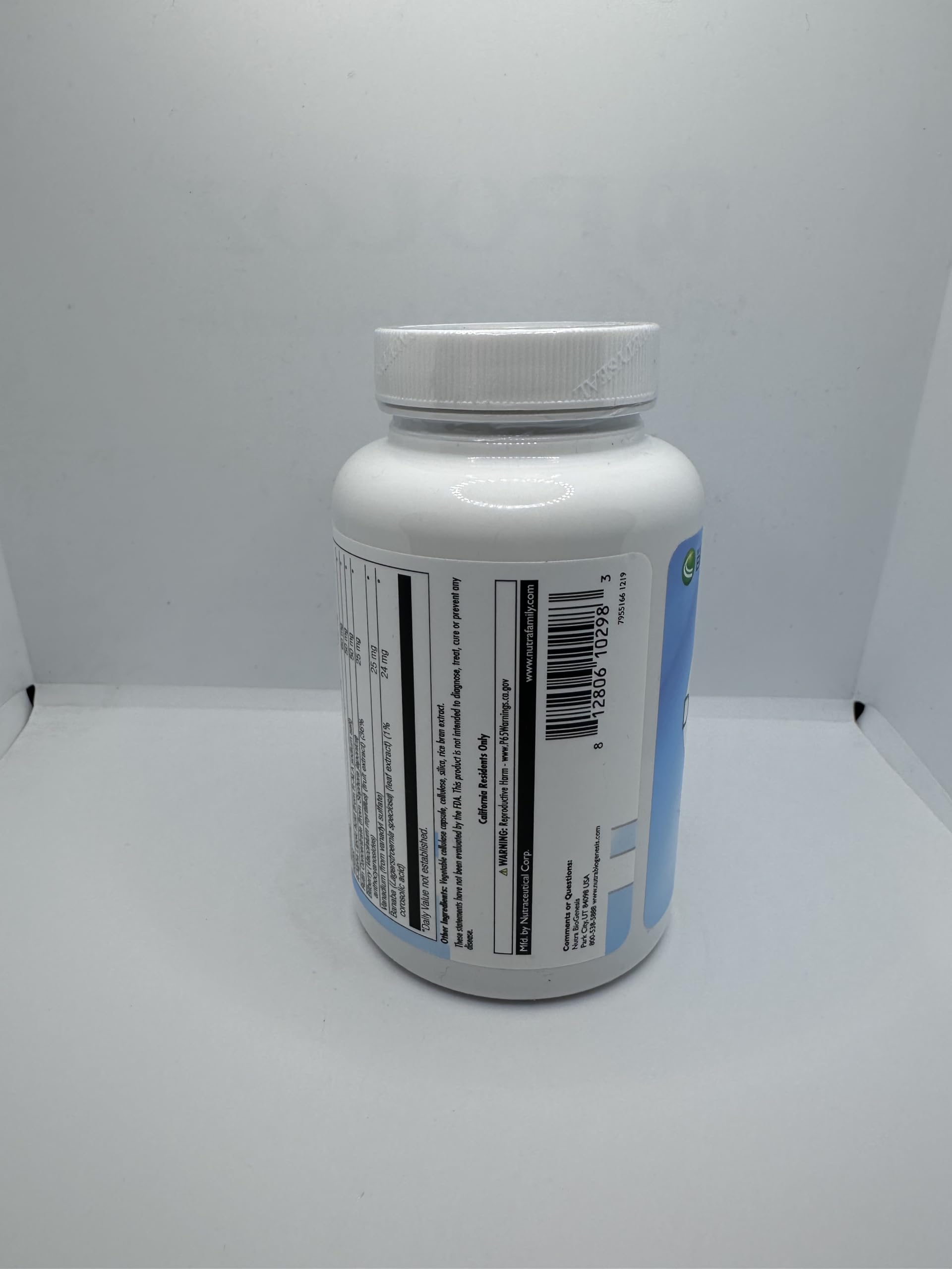Nutra BioGenesis Diabetone Plus - Chrome pour le métabolisme des nutriments et l'énergie.