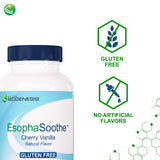 Nutra BioGenesis EsophaSoothe: tablettes dans main pour une prise facile.
