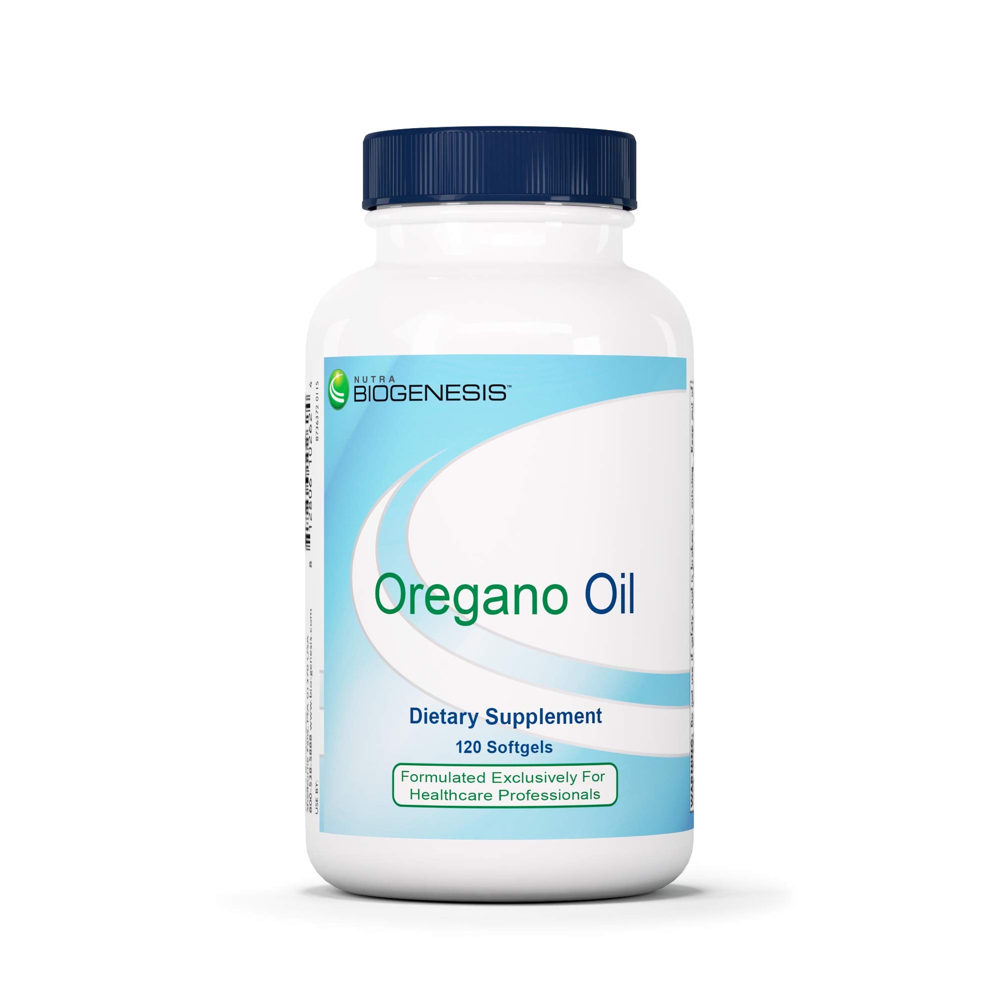 Nutra BioGenesis huile d’origan gélules dans un flacon, pratique pour le quotidien.