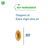 Capsules Nutra BioGenesis huile d’origan faciles à avaler au quotidien.
