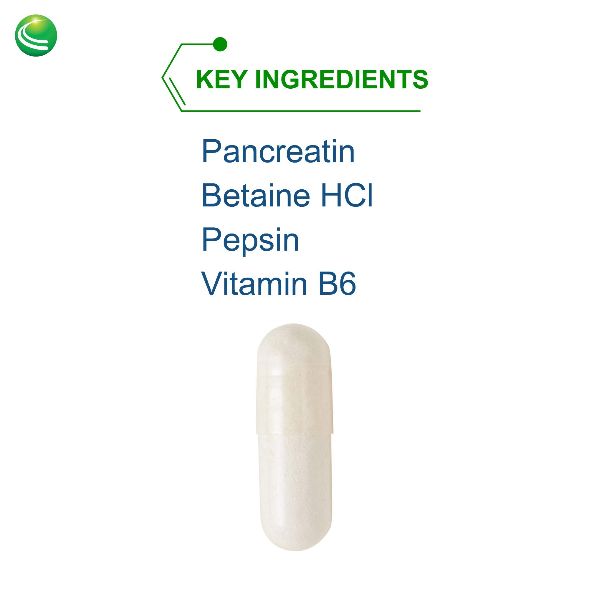 Nutra BioGenesis PanZyme – étiquette produit avec ingrédients et objectifs.