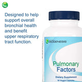 Nutra BioGenesis Pulmonary Factors – digestion: formulation orientée vers l’équilibre intestinal.