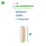 Nutra Biogenesis Sleep Factors emballage boîtes sur étagère, présentation claire des ingrédients