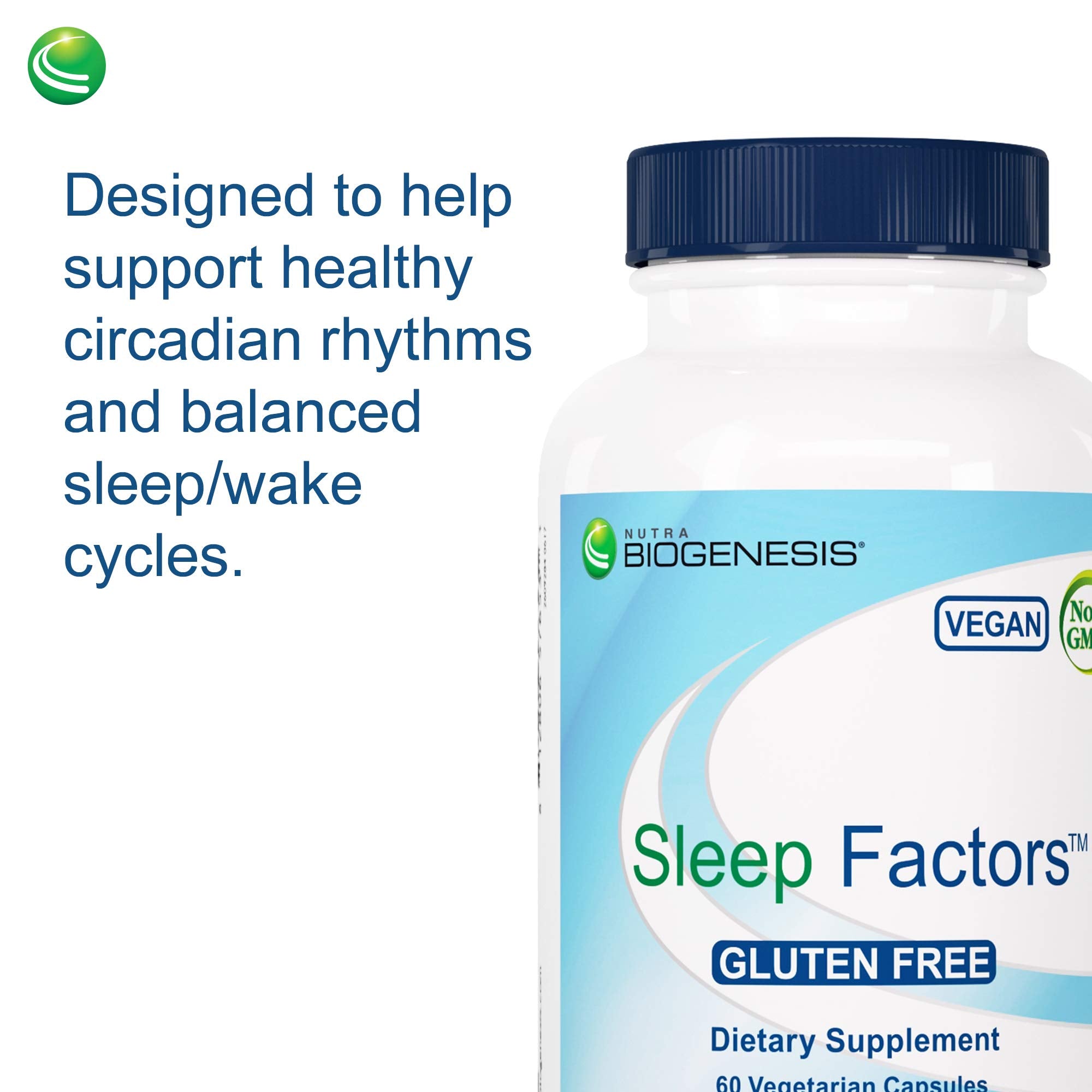 Nutra Biogenesis Sleep Factors flacon et bouchon, routine nocturne résolument simple