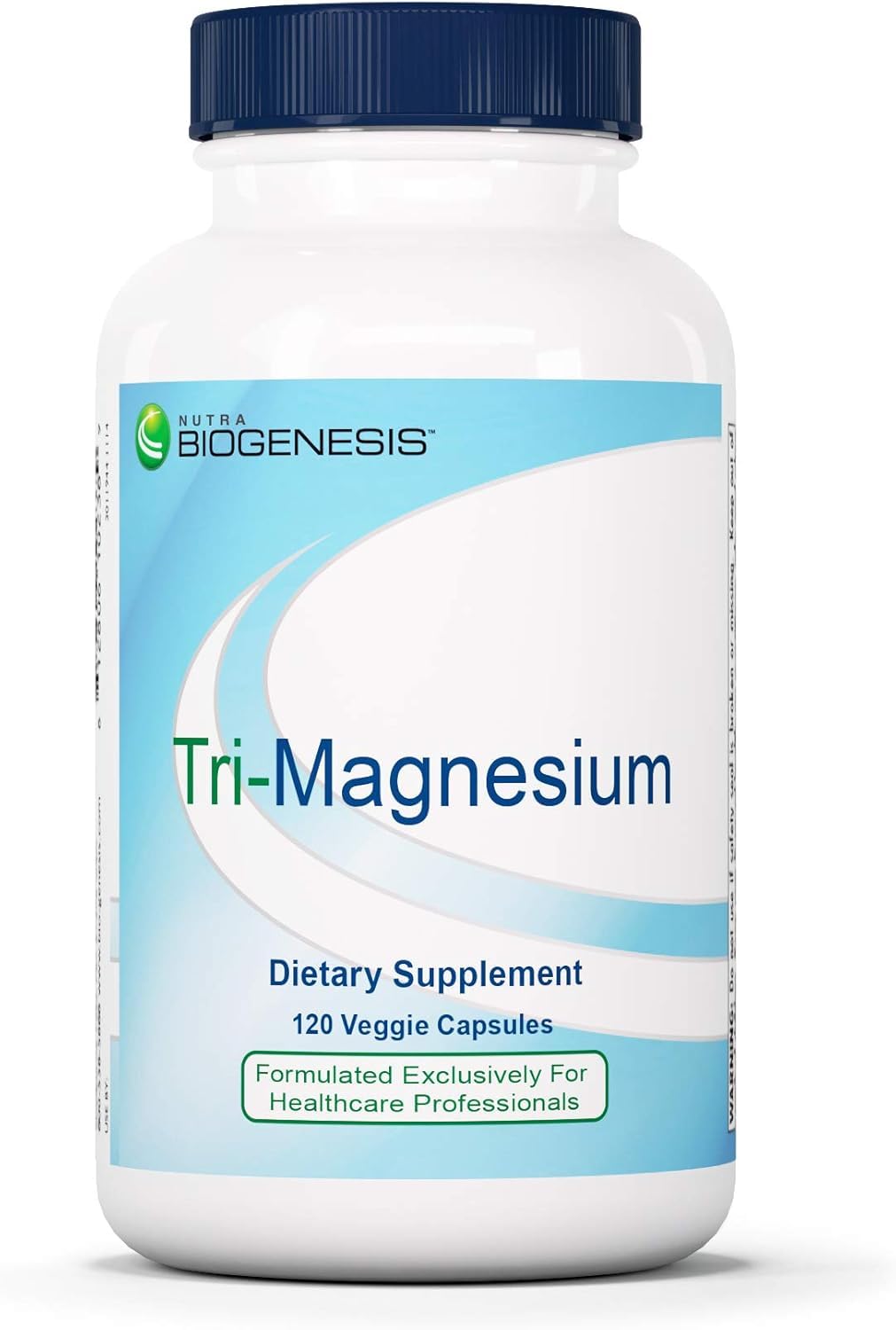 Nutra BioGenesis Tri-Magnésium: capsules visibles, absorption élevée pour soutenir l'énergie quotidienne