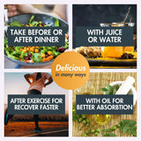 Nutra Nourished Curcuma: sans OGM et sans lactose pour toutes les routines.