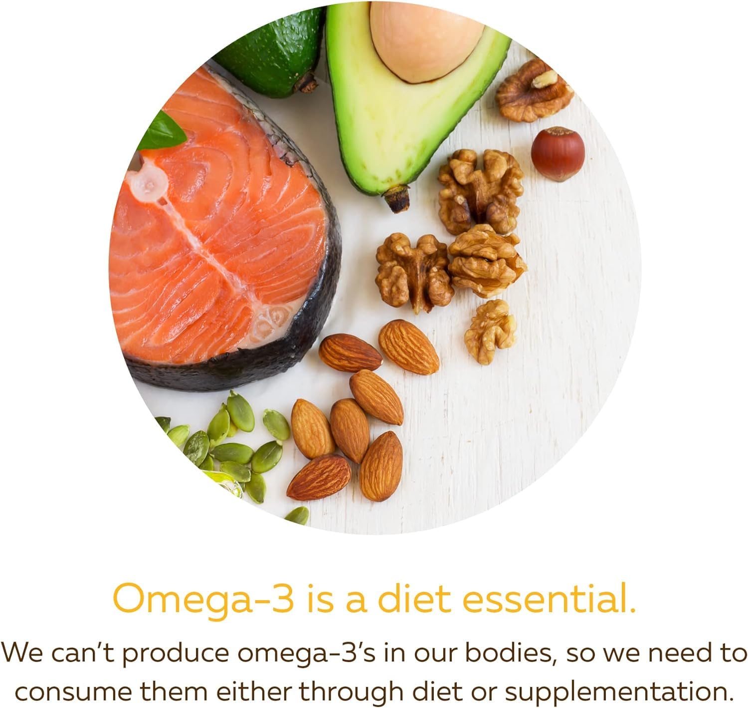 Étiquette affichant les certifications et la pureté NutraSea Omega-3 + Vitamine D.