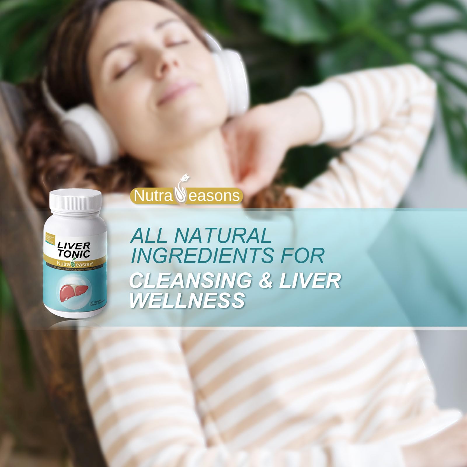 Nutra Seasons Liver Tonic – gingembre et curcuma pour une action tonifiante.