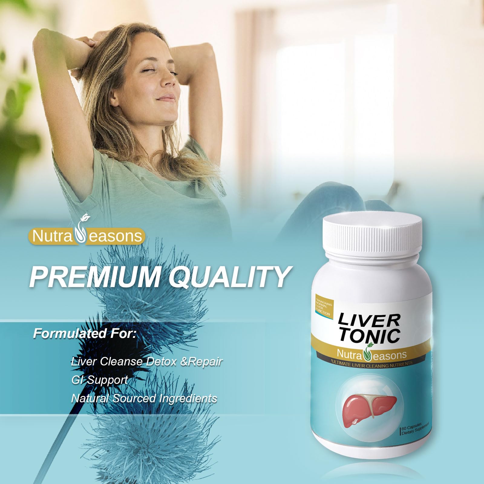 Nutra Seasons Liver Tonic – routine quotidienne simple et sûre.
