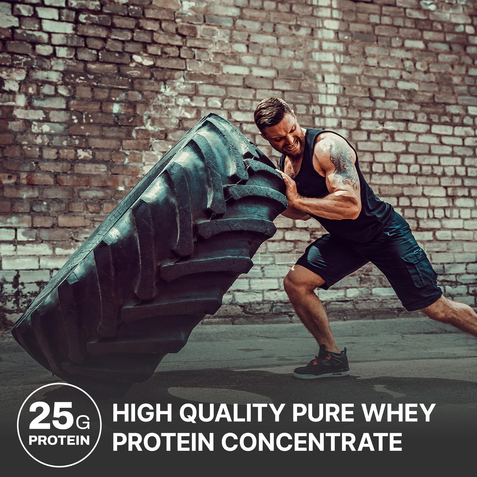 NutraBio Classic Whey doseur inclus pour une portion précise.