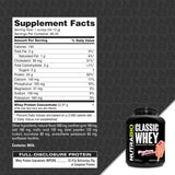 NutraBio Classic Whey dose-cuillere facilite la preparation