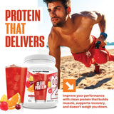 NutraBio Clear protéine whey Fruit Punch - tableau nutritionnel clair et informatif