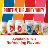 NutraBio Clear protéine whey Fruit Punch - emballage recyclable et design moderne