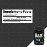 NutraBio Créatine micronisée Framboise Bleue - contrôle qualité en laboratoire.