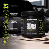 NutraBio Créatine Monohydrate, emballage pratique 150 g.