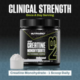 NutraBio Créatine Monohydrate, adapté à la pratique en salle.