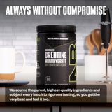 NutraBio Creatine Monohydrate laboratoire certifie et sécurité