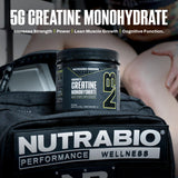 NutraBio Pure Créatine Monohydrate, dissolution facile après mélange.