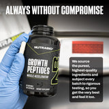 NutraBio Growth Peptides : apres entrainement, recuperation facilitée et reconstruction.